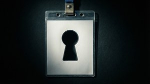 Keyhole Noir Badge