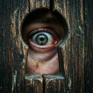 Keyhole Peek of Terror
