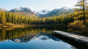 Khövsgöl Lake Reflection