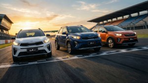 Kia Trio at Dawn