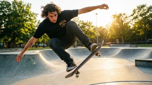 Kickflip at Sunset
