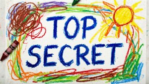 Kids Crayon Top Secret Drawing