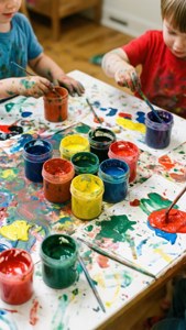Kids' Finger Painting