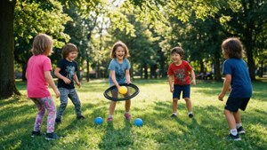 Kids Spikeball Fun