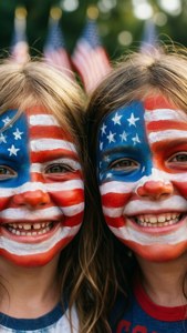 Kids with Face Paint