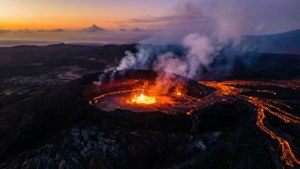 Kilauea Crater at Dusk