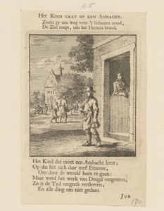 Kind op weg om een ambacht te leren