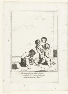 Kinderen spelen een dobbelspel