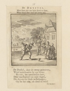 Kinderen spelend met een tol