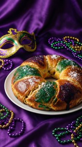 King Cake Mardi Gras Prop
