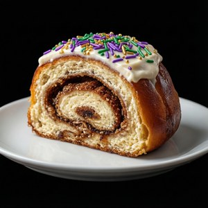 King Cake Slice Plate