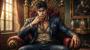 King Dio on Throne