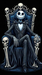 King Jack on Bone Throne