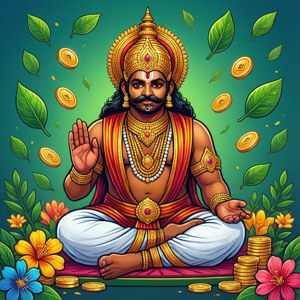 King Mahabali Vector Art