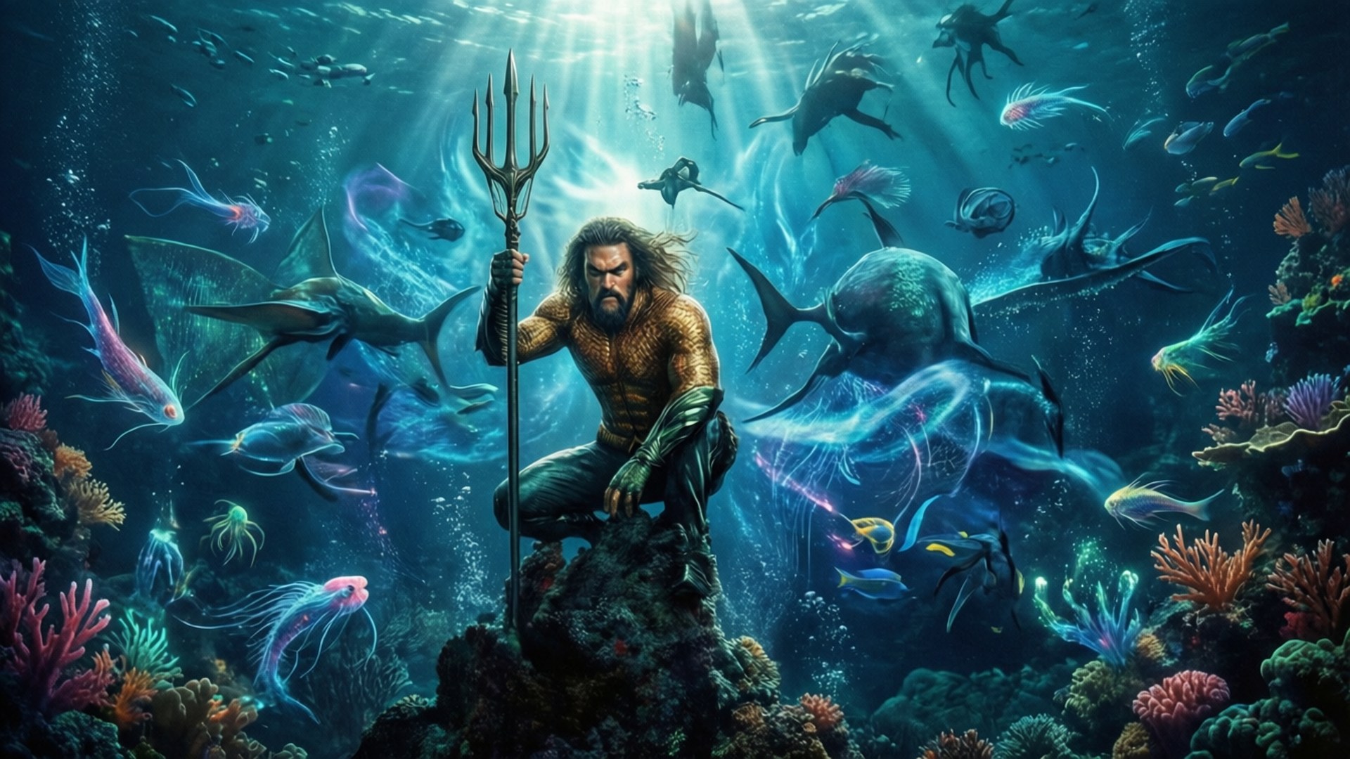 King of Atlantis Rising by Wallpapers.art Studio