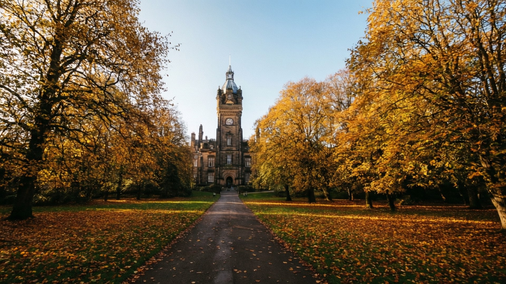 King's Buildings in Autumn by Wallpapers.art Studio