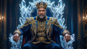 King Shu on Throne
