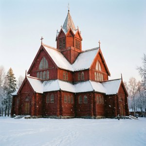Kiruna Church Winter