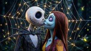 Kiss Beneath the Glowing Web