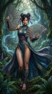 Kitana in Forest