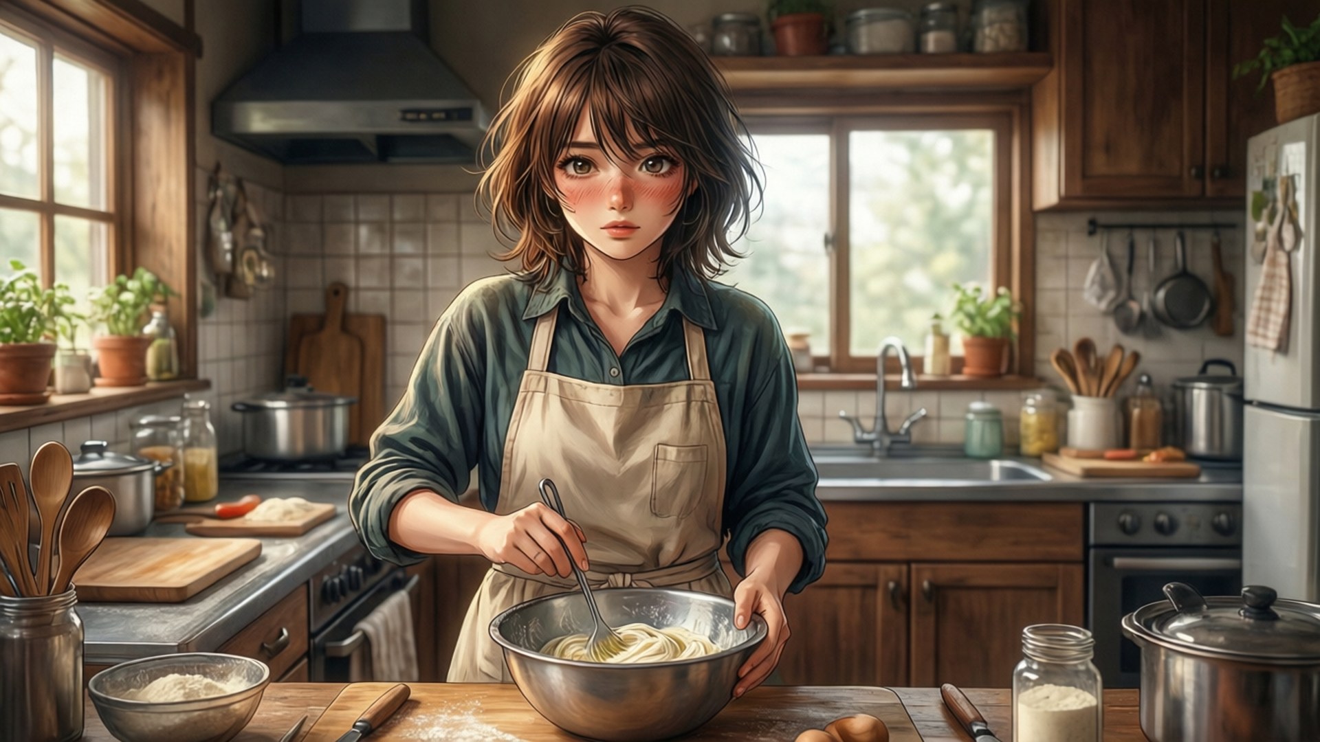 Kitchen Angel by Wallpapers.art Studio