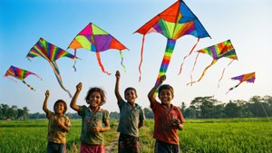 Kite Flying Kids