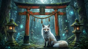 Kitsune and Torii
