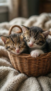 Kitten Basket Cozy
