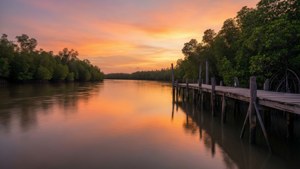 Klang River Sunset