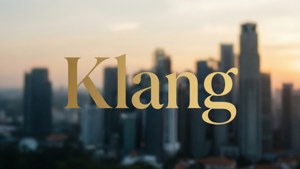 Klang Typography Art