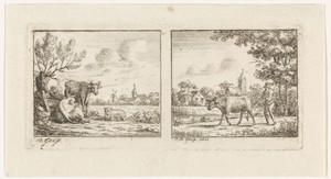 Klassieke ruïne met een paartje