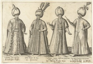 Kleding van Ottomaanse hoogwaardigheidsbekleders rond 1580
