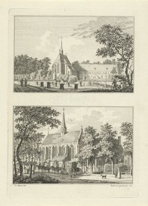 Klooster Gaasdonk bij Goch en klooster Mariënwater te Weeze, 1743