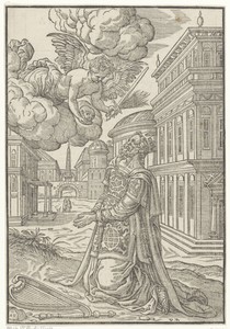 Knielende David