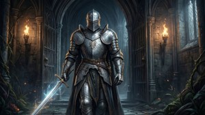 Knight at the Castle Gate