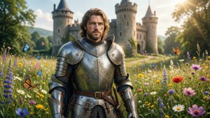Knight in the Meadow