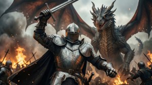 Knight vs Dragon