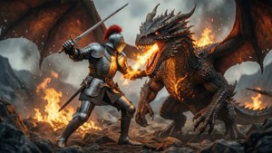 Knight vs Dragon Epic