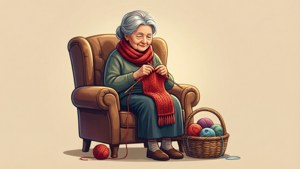 Knitting Grandma