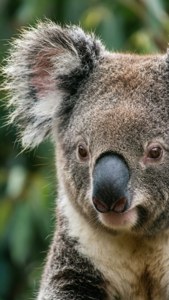 Koala Close-Up Portrait