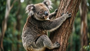 Koala Over Shoulder