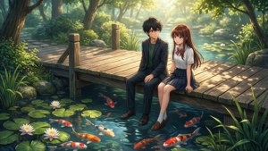 Koi Pond Bridge