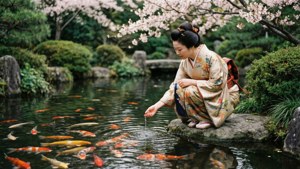 Koi Pond Serenity
