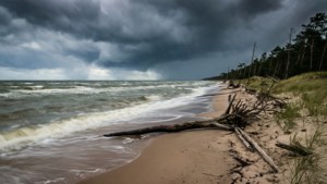 Kolka Cape Stormy Coast