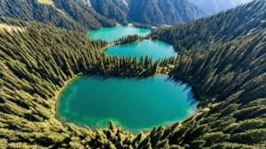 Kolsai Lakes Aerial