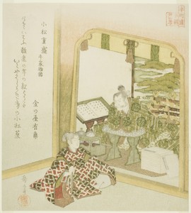 Komatsu Shigemori from the Tales of Heike (Komatsu Shigemori, Heike monogatari), from the series "Twenty-four Japanese Paragons of Filial Piety for the Honcho Circle (Honchoren Honcho nijushiko)"