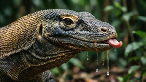 Komodo Dragon Drool
