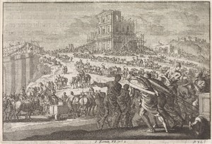 Koning Salomo bouwt de tempel