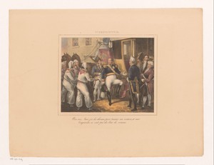 Koning Willem I weigert het aanbod van de kaailopers, 1829