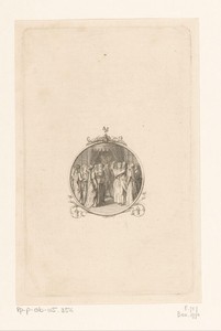 Koningspaar aan het hof van Titetane